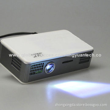 Android mini 3D DLP home entertainment pocket projector with 50 LM, 4GB Nand flash